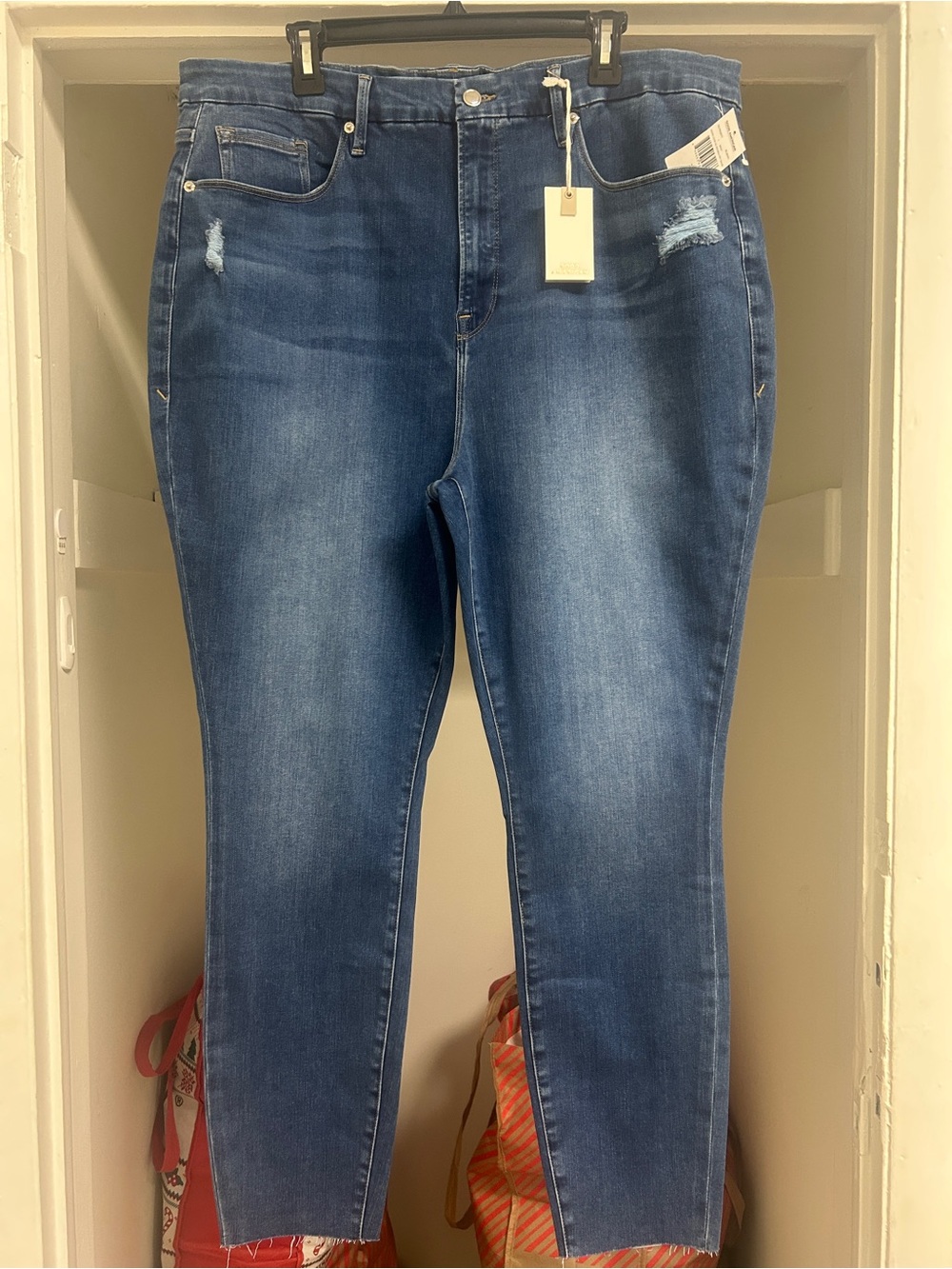 NWT GOOD AMERICAN GOOD LEGS JEANS WOMEN'S PLUS SIZE 24